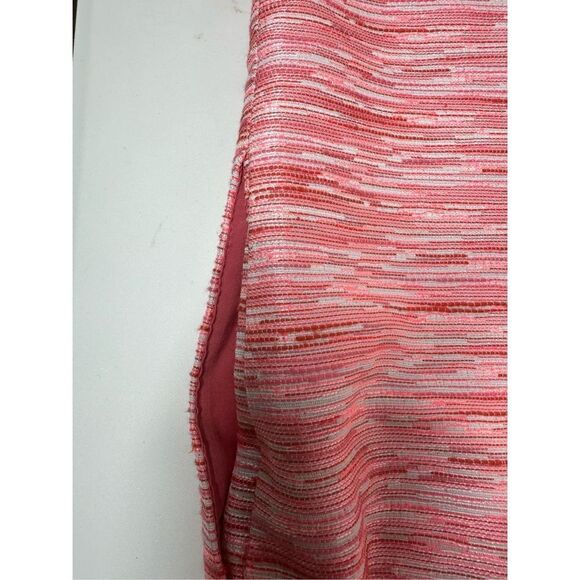 CeCe by Cynthia Steffe Womens Sz 2 Shift Dress Pink Short Sleeve POCKETS - Picture 13 of 15